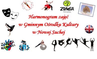 Harmonogram zajęć w GOK